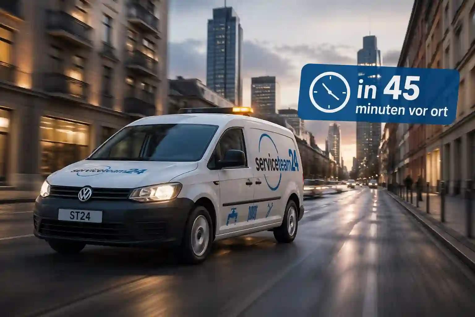 Installateur Einsatzfahrzeug Wien